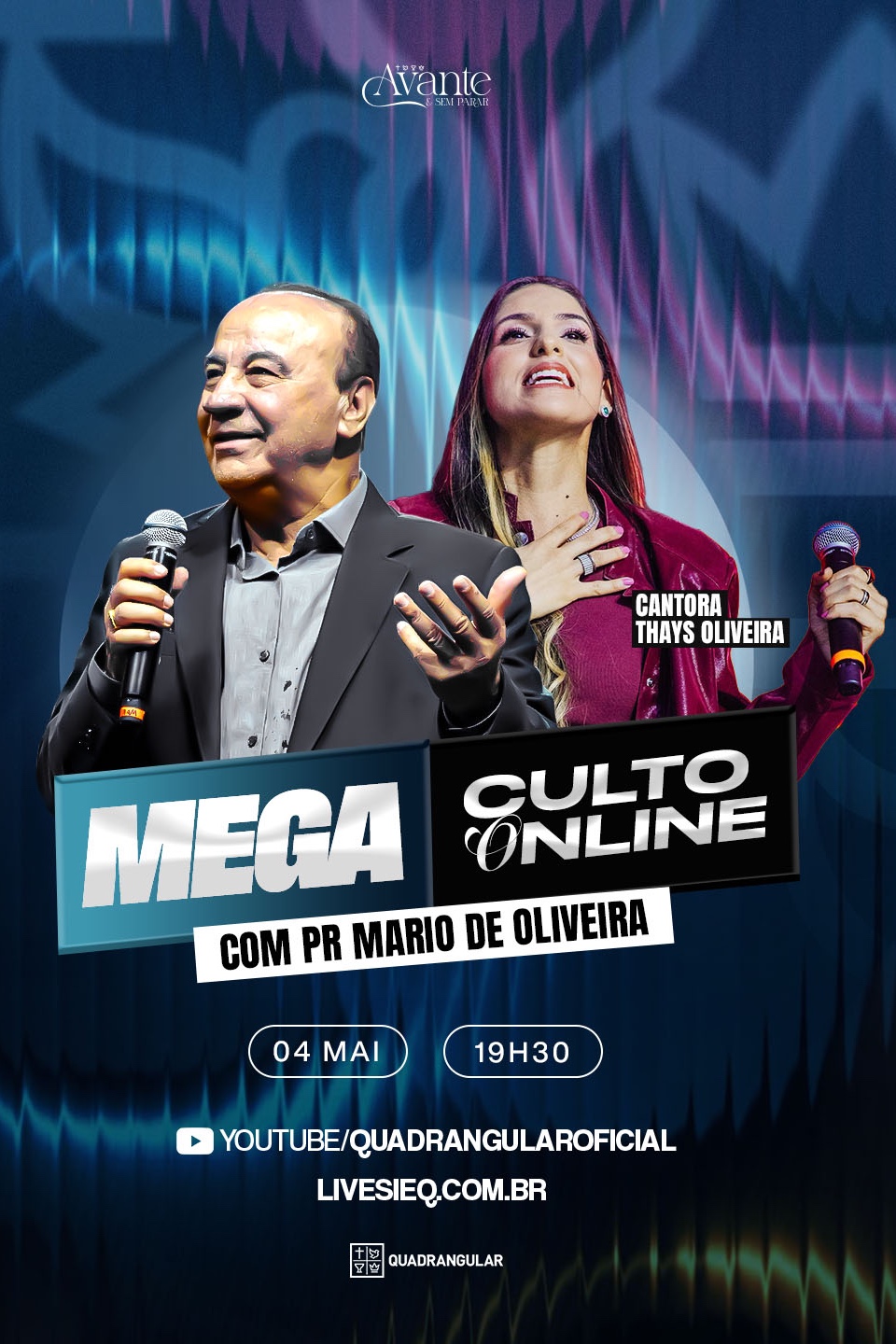 Mega Culto Online com Pr. Mario de Oliveira | Maio 2026